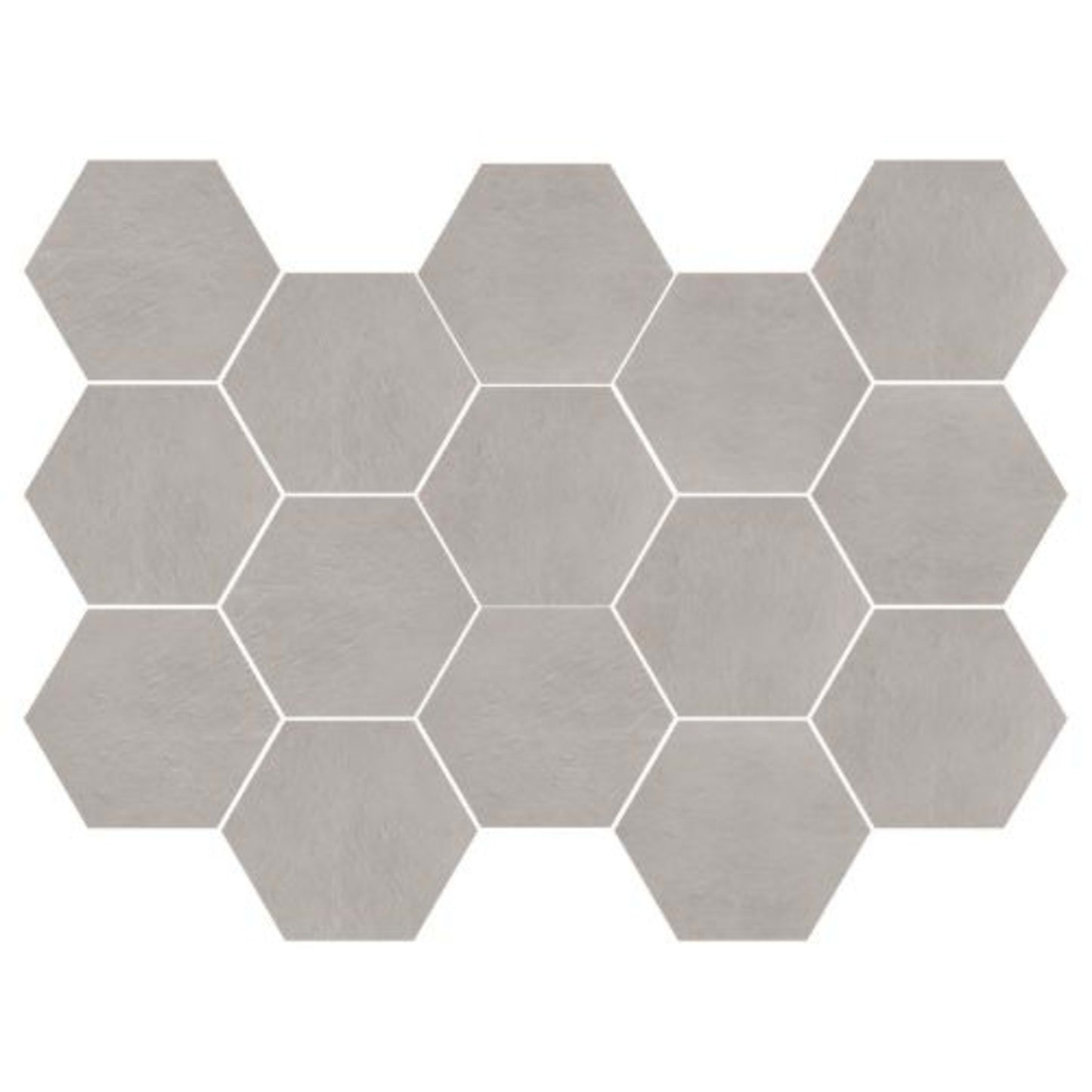 Newton in Pearl Natural - 10x14 Hexagon Tile
