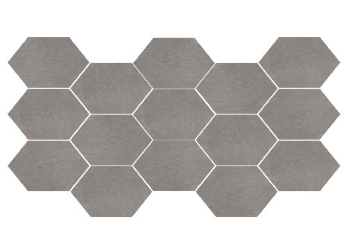 Newton in Silver Natural - 10x14 Hexagon