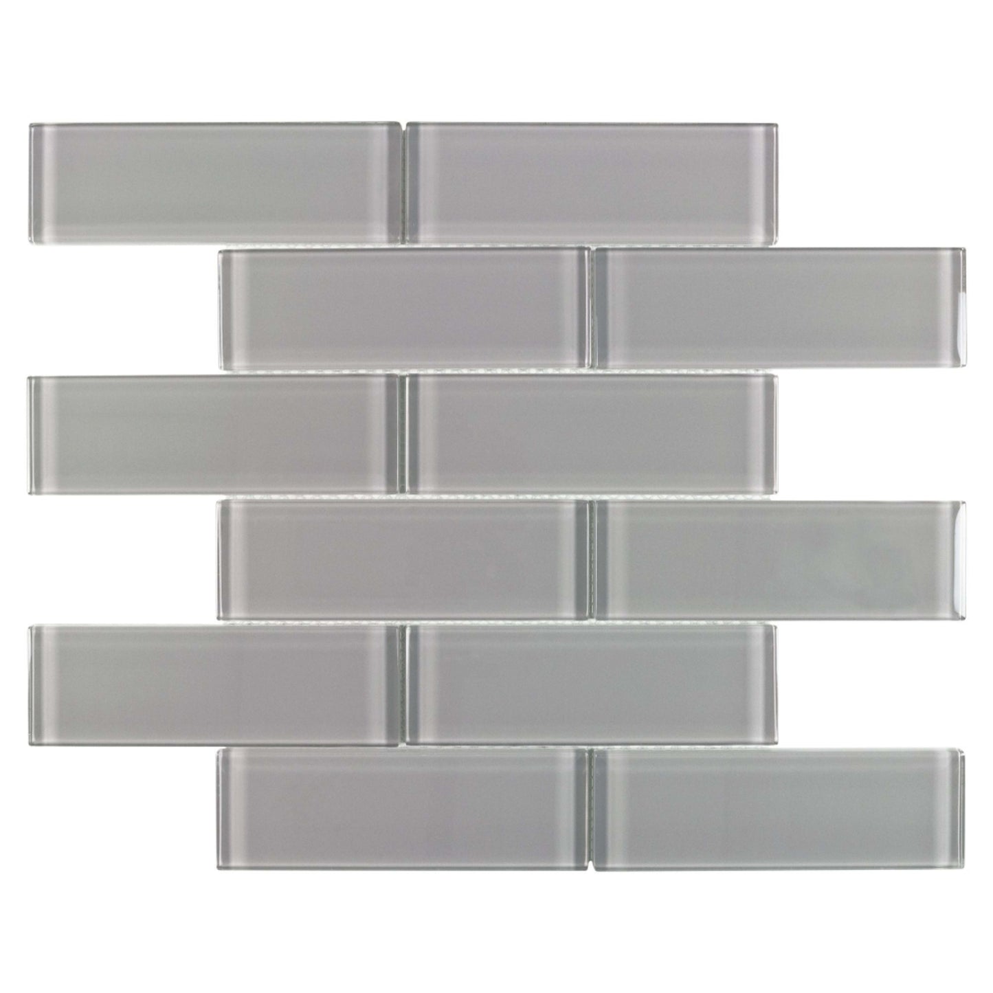 Essentials in Mist 2 X 6 Glass Tile