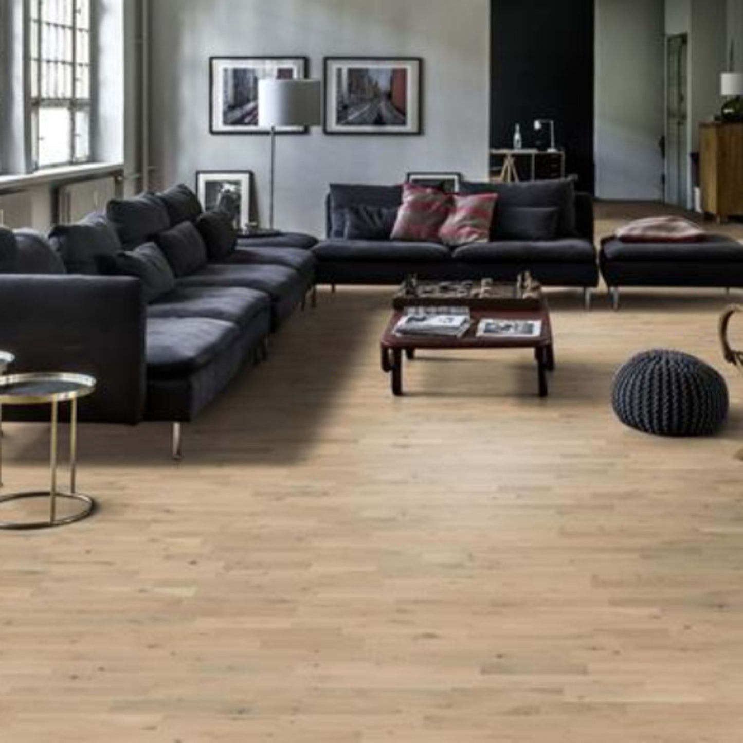 Beyond Retro Collection in Frosted Oat Strip Hardwood