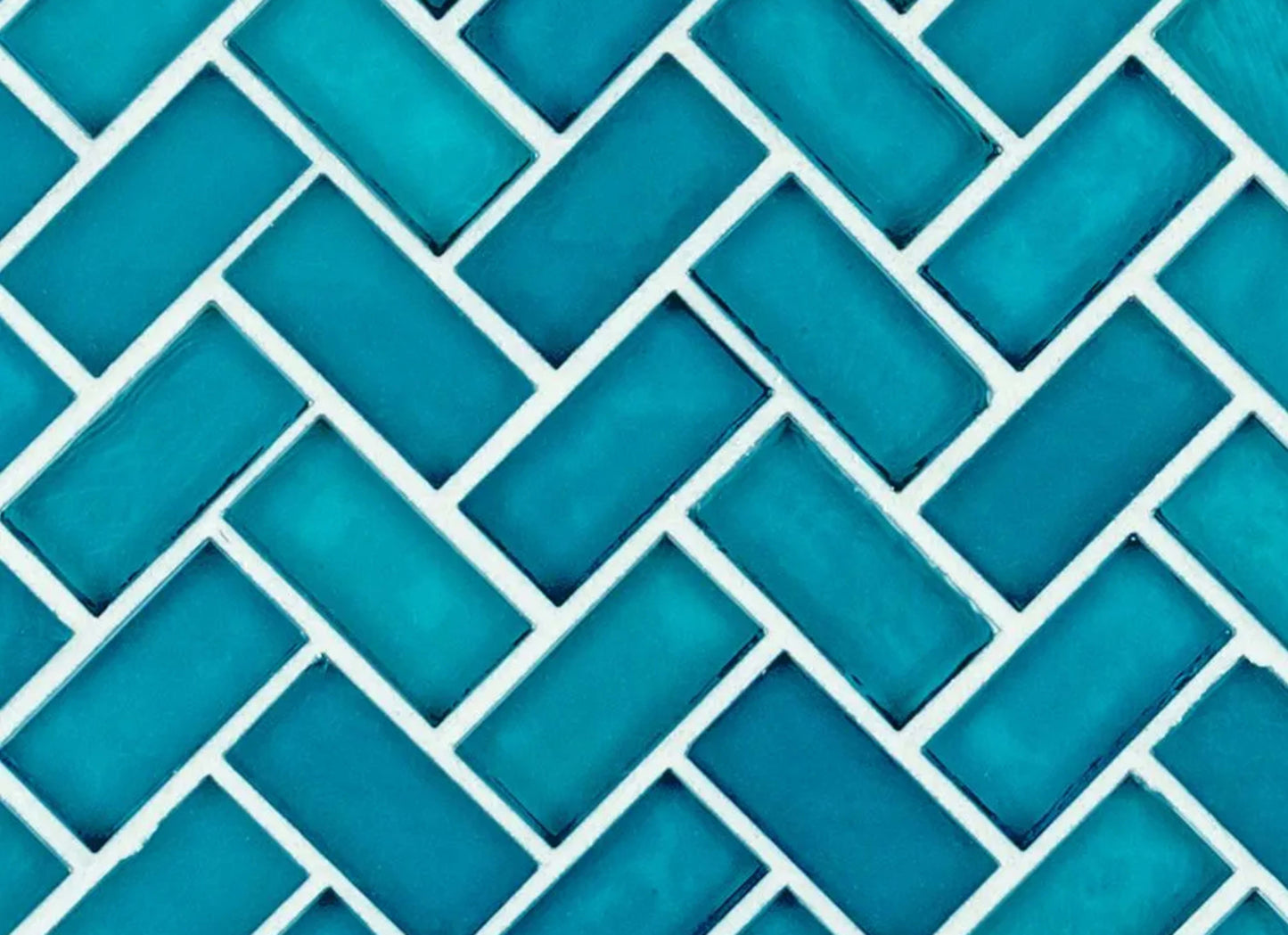 5/8" Herringbone Border Mosaic in Kotor