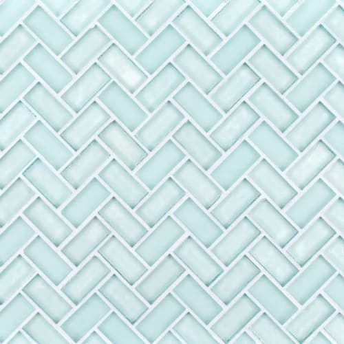 5/8" Herringbone Mosaic in Mo'Orea