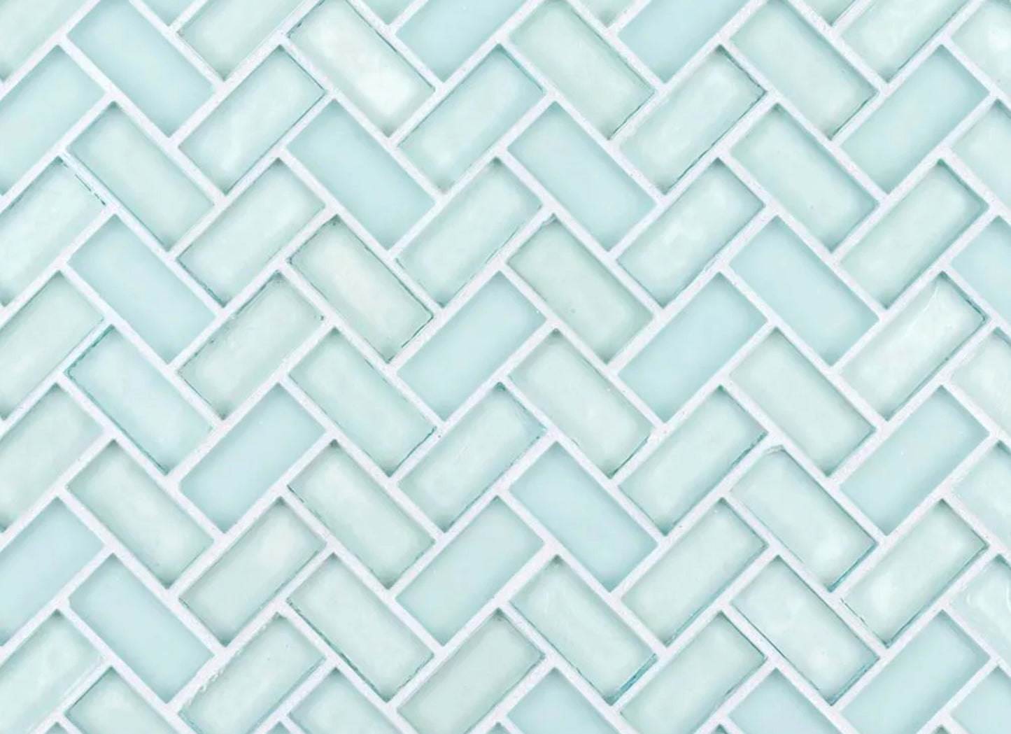 5/8" Herringbone Mosaic in Mo'Orea