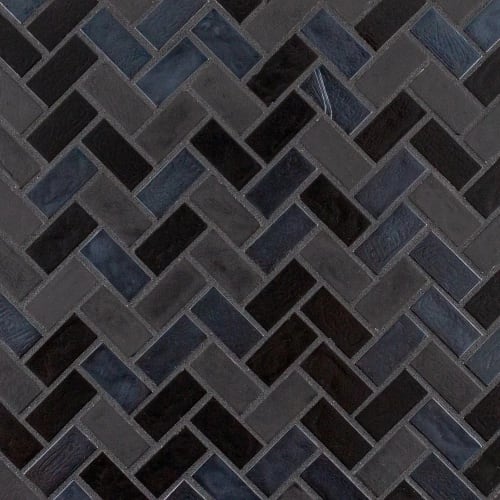 5/8" Herringbone Mosaic in Waimea