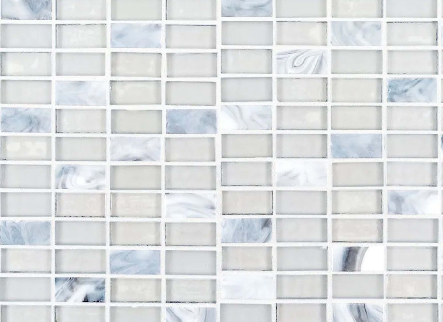 5/8" Stack Brick Blend Mosaic in Auckland