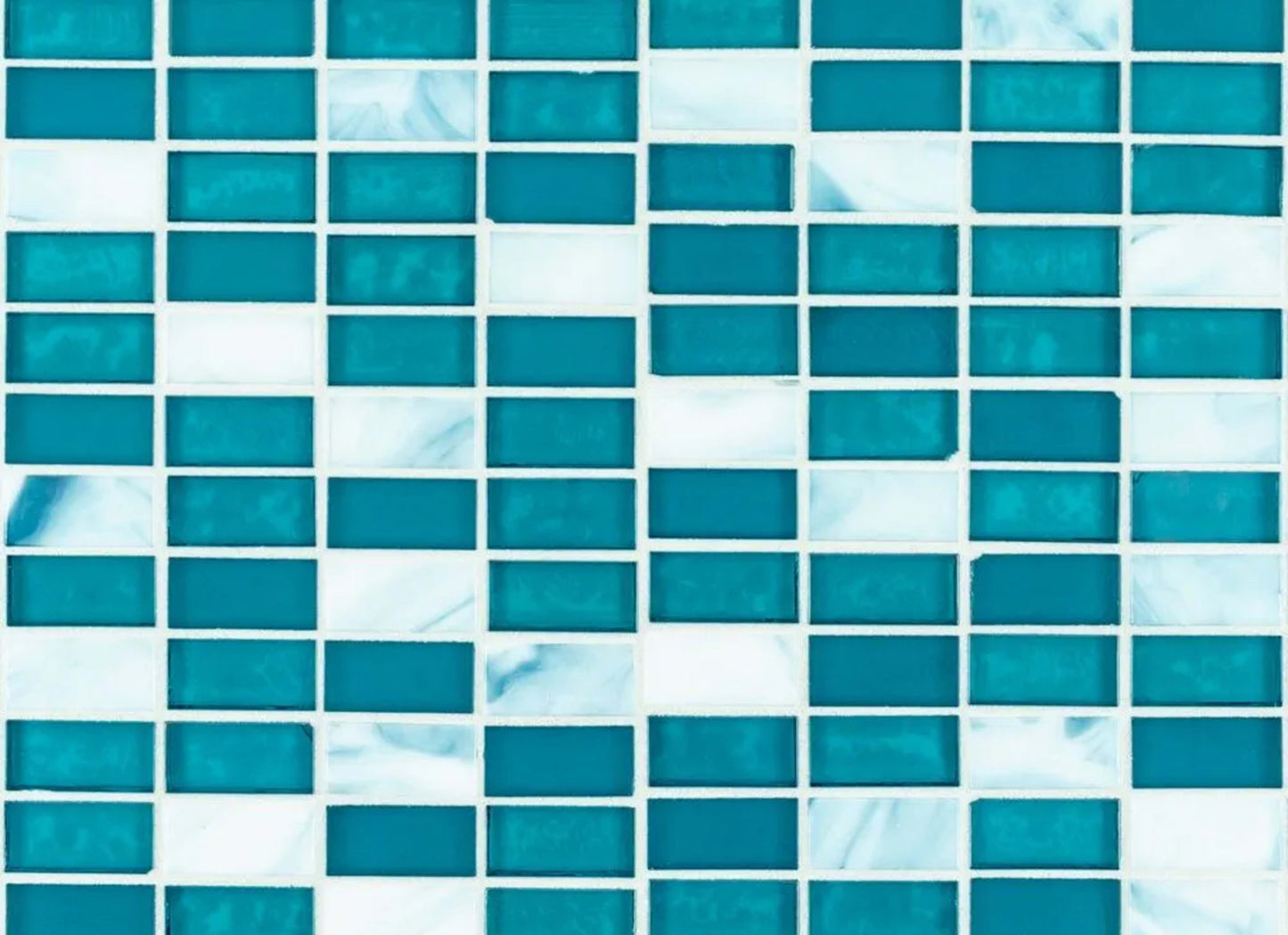 5/8" Stack Brick Blend Mosaic in Kotor