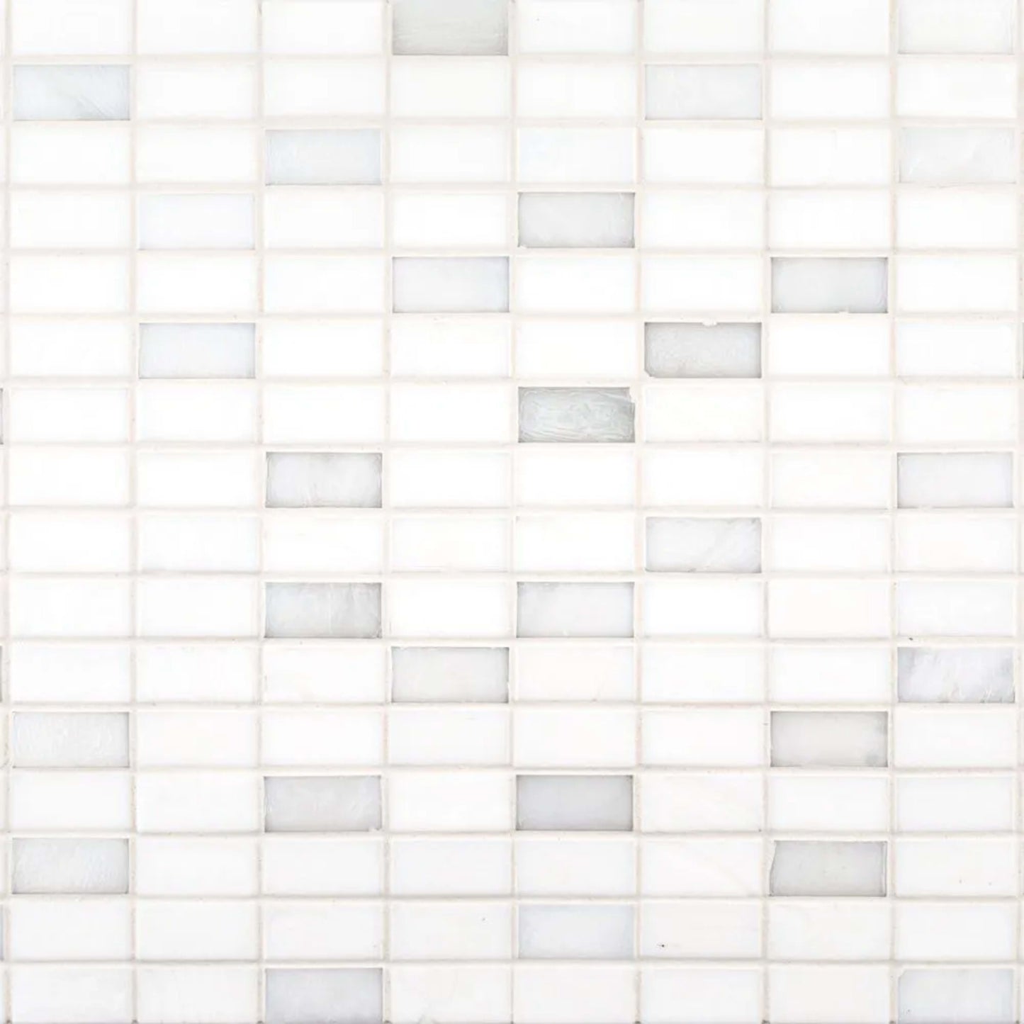 5/8" Stack Brick Blend Mosaic in Neko Glass Tile
