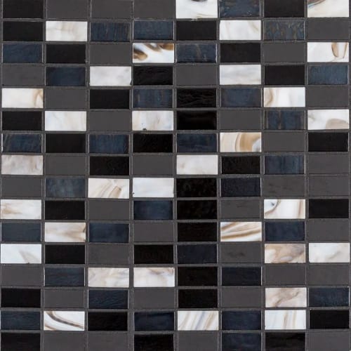 5/8" Stack Brick Blend Mosaic in Waimea