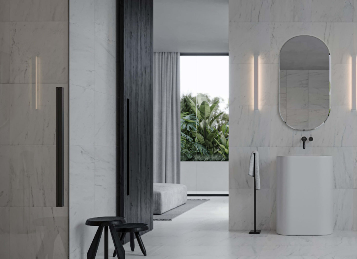 Bianco Venatino in Honed 12x24
