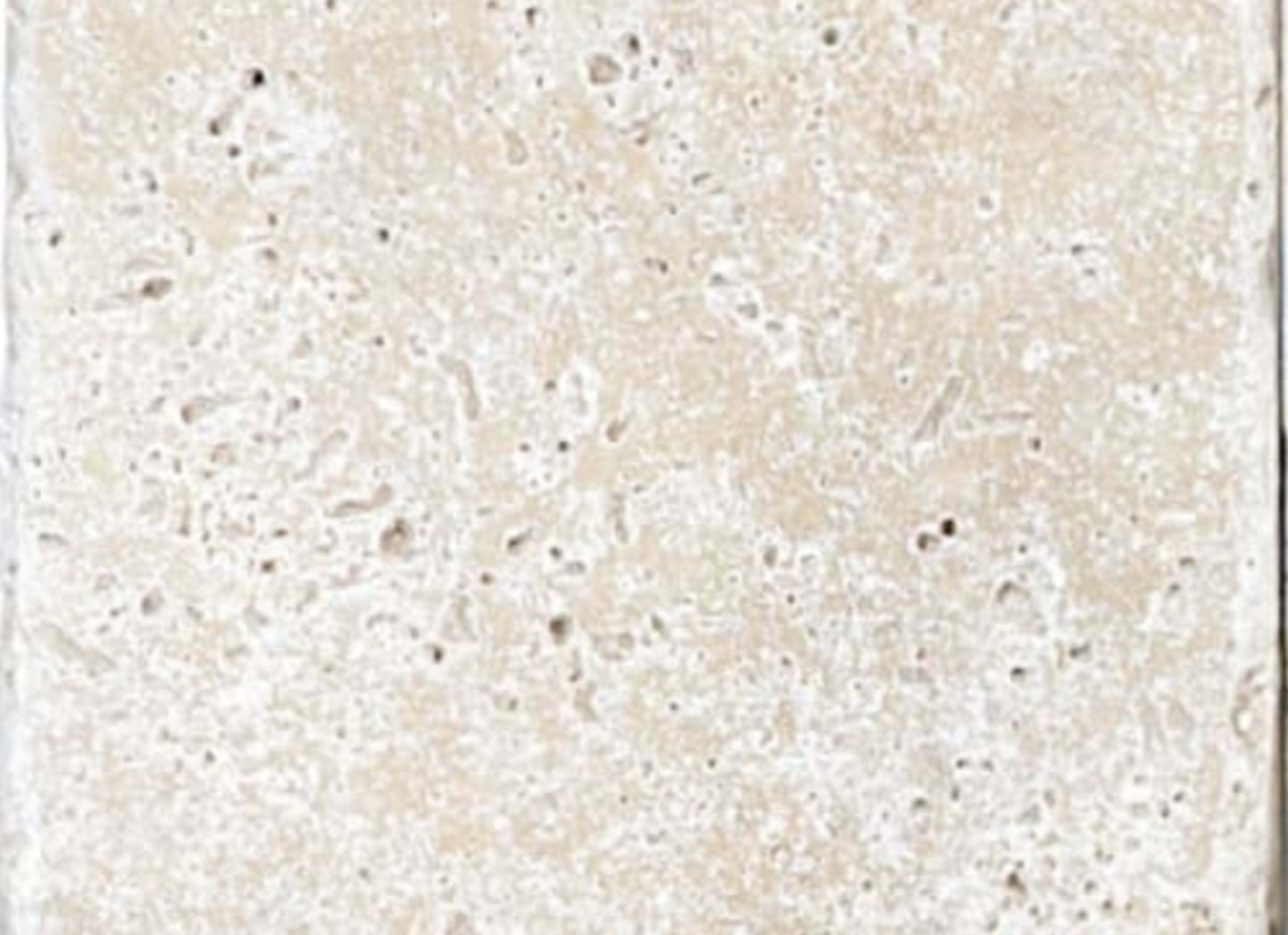 Ivory Travertine in Tumbled 4x4