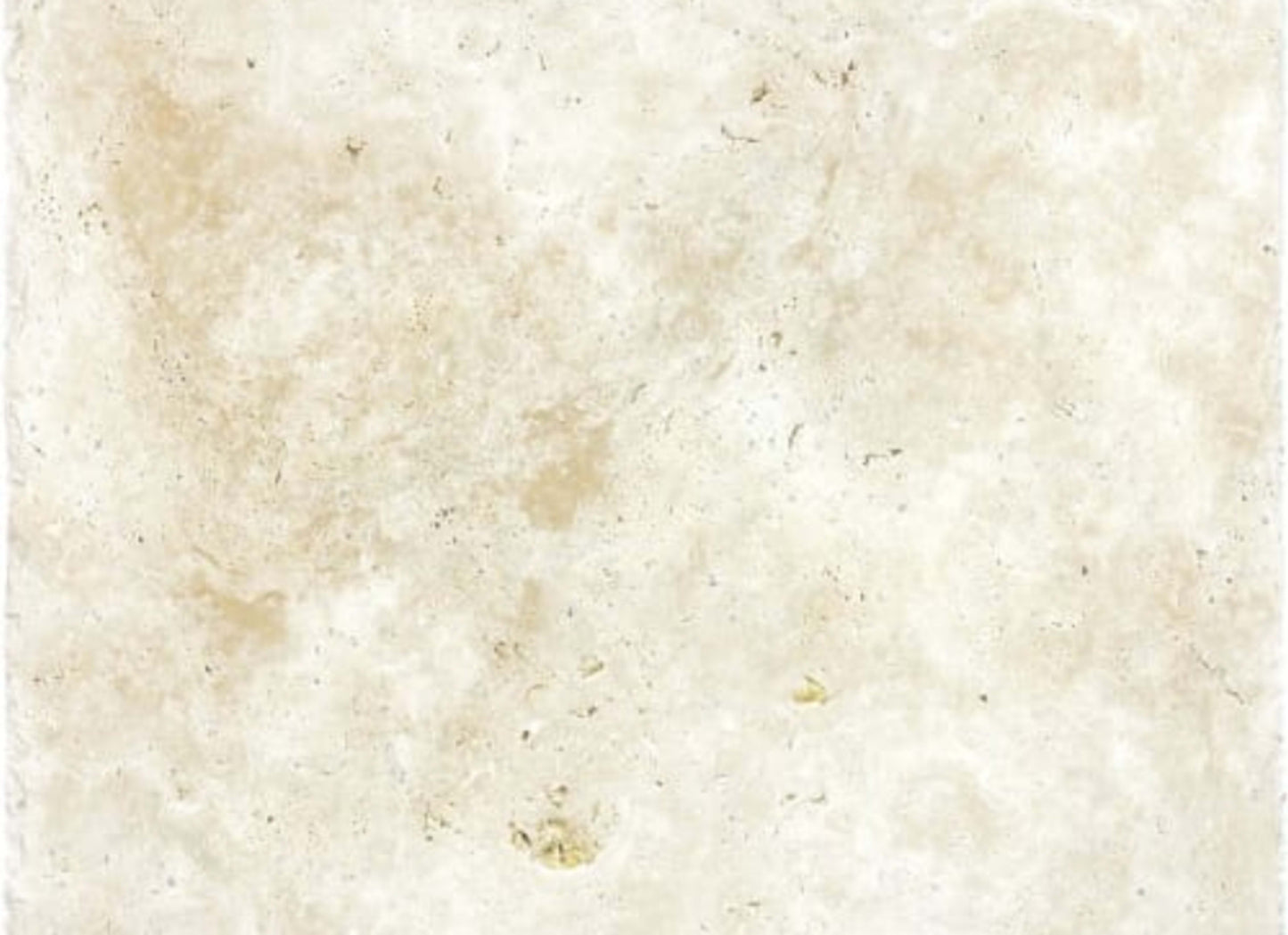 Ivory Travertine in Chiseled & Brushed 16x16