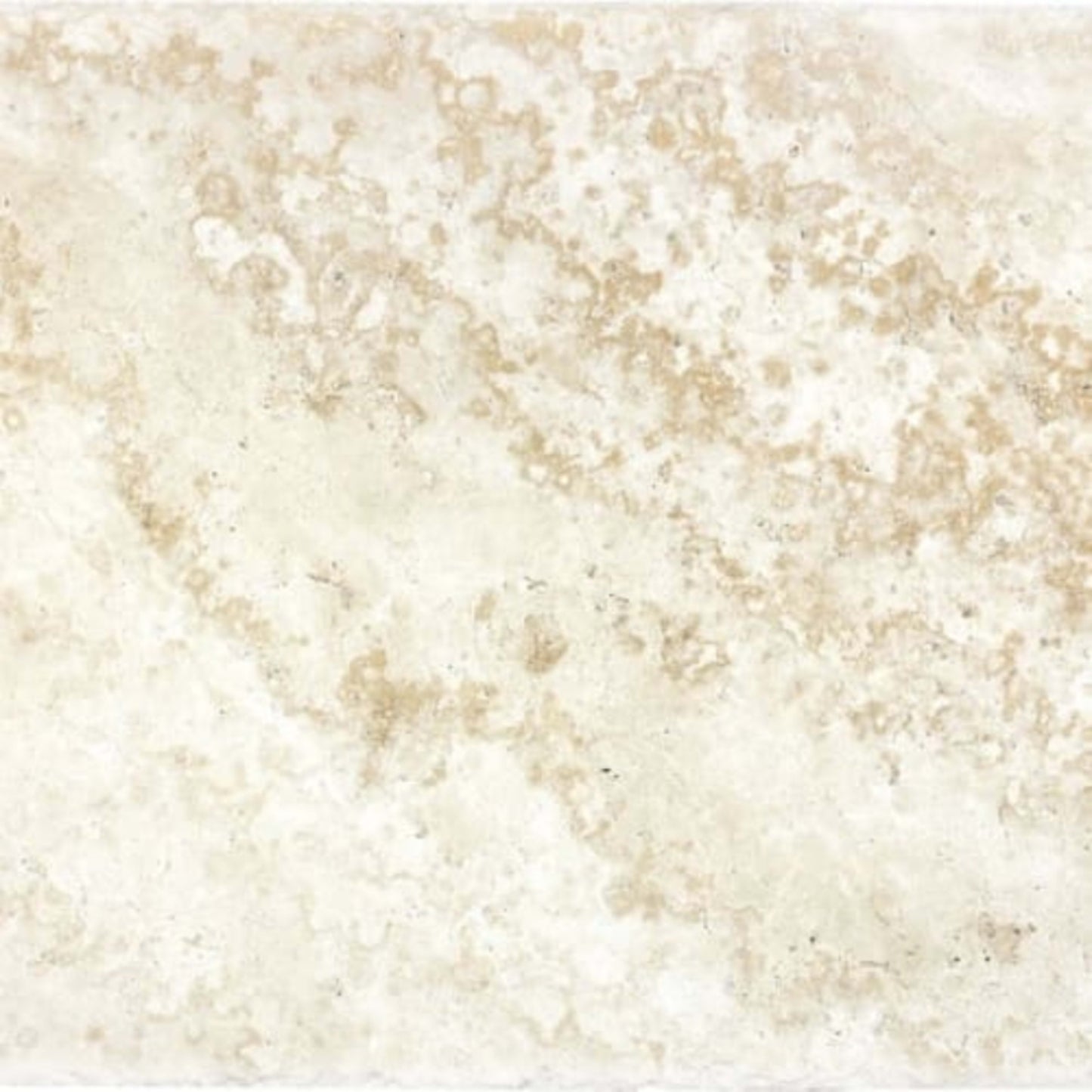 Ivory Travertine in Chiseled & Brushed 16x24 Natural Stone