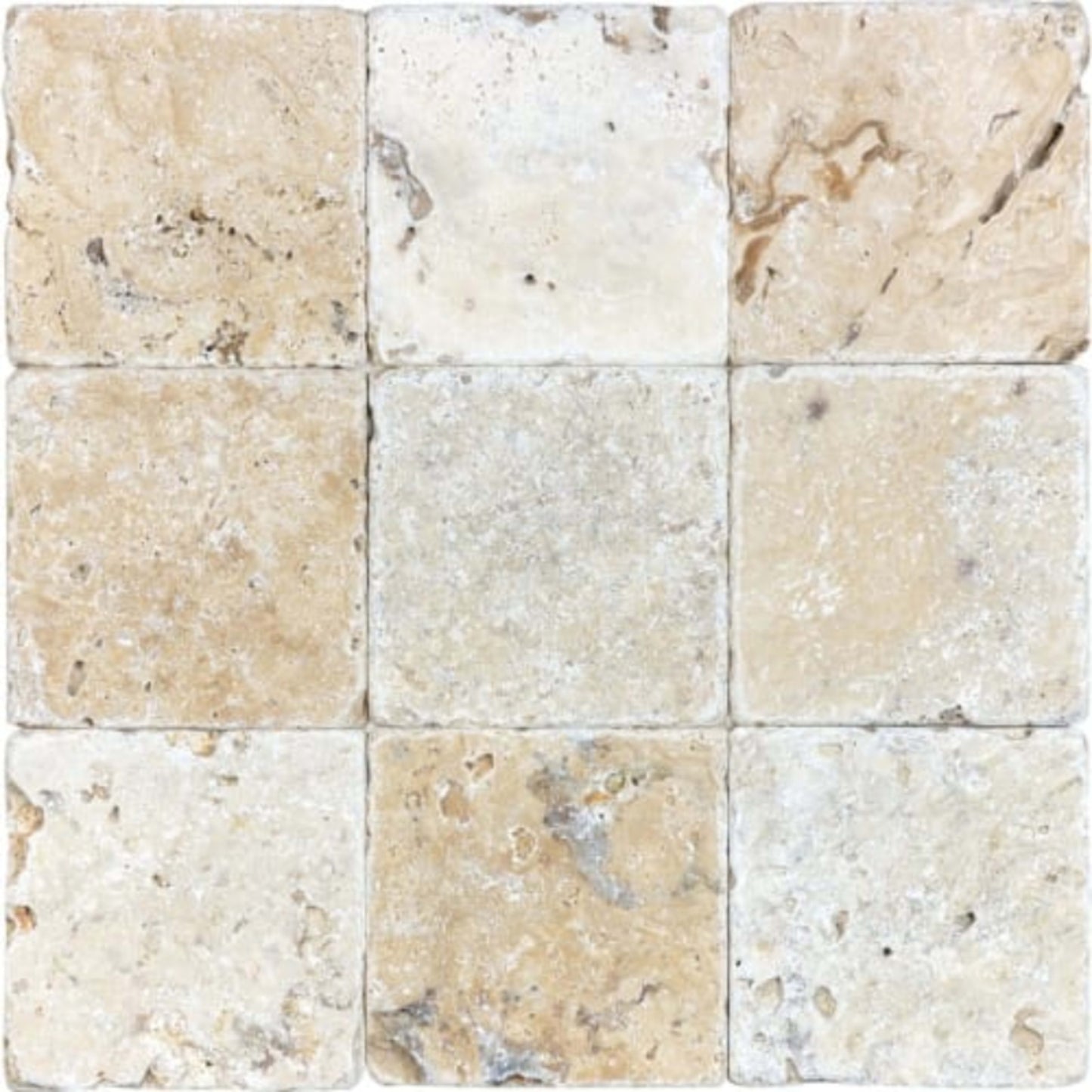Picasso in Tumbled 4x4 Natural Stone
