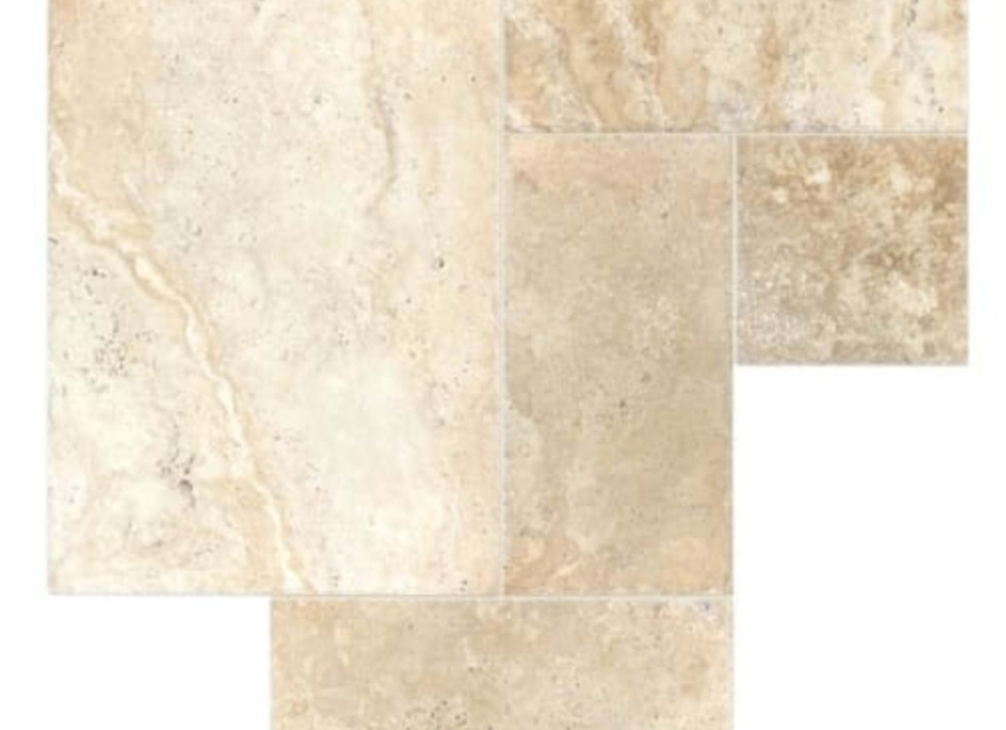 Picasso in Chiseled & Brushed Cobble Stone Pattern Set