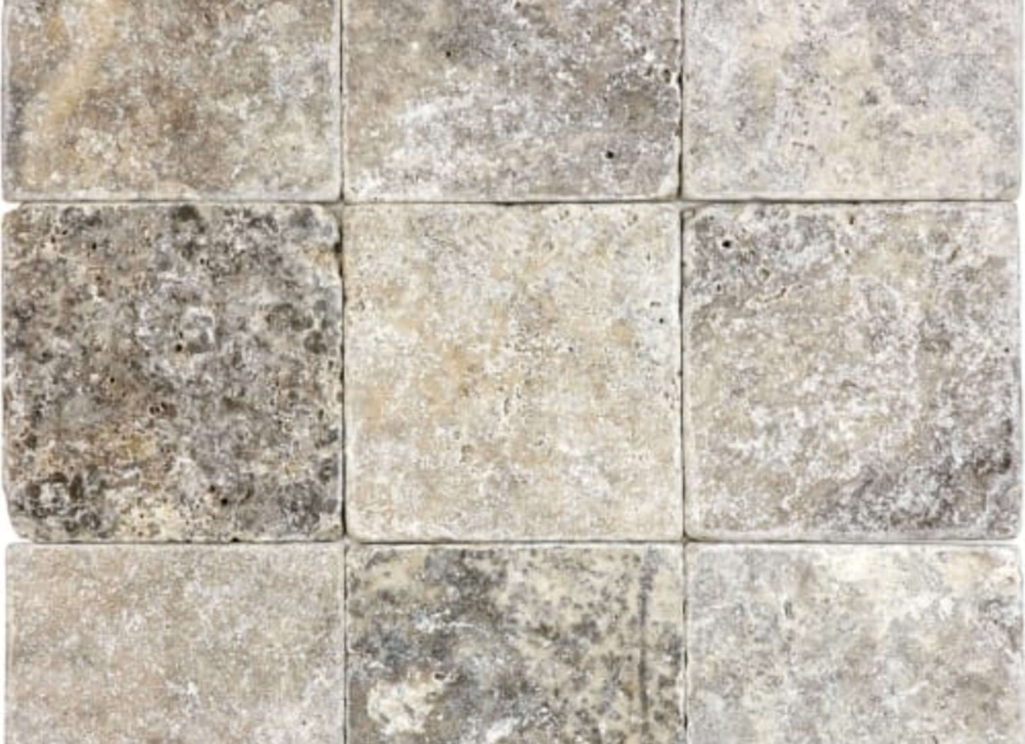 Silver Ash in Tumbled 4x4