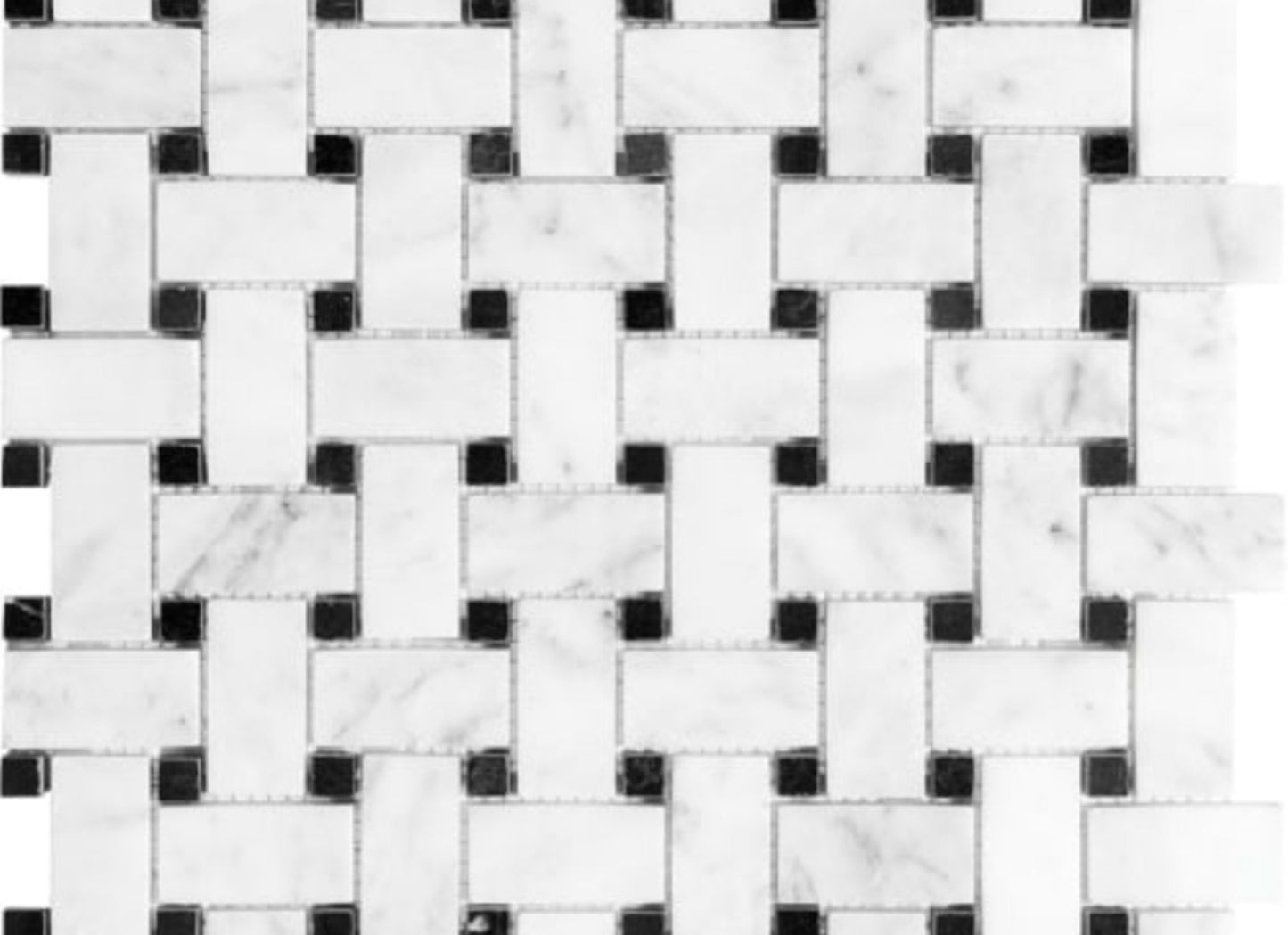 Bianco Venatino in Basketweave Polished