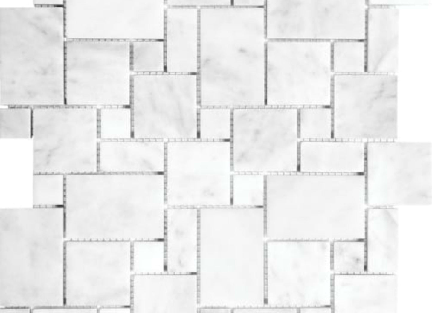 Bianco Venatino in Mini Versailles Honed