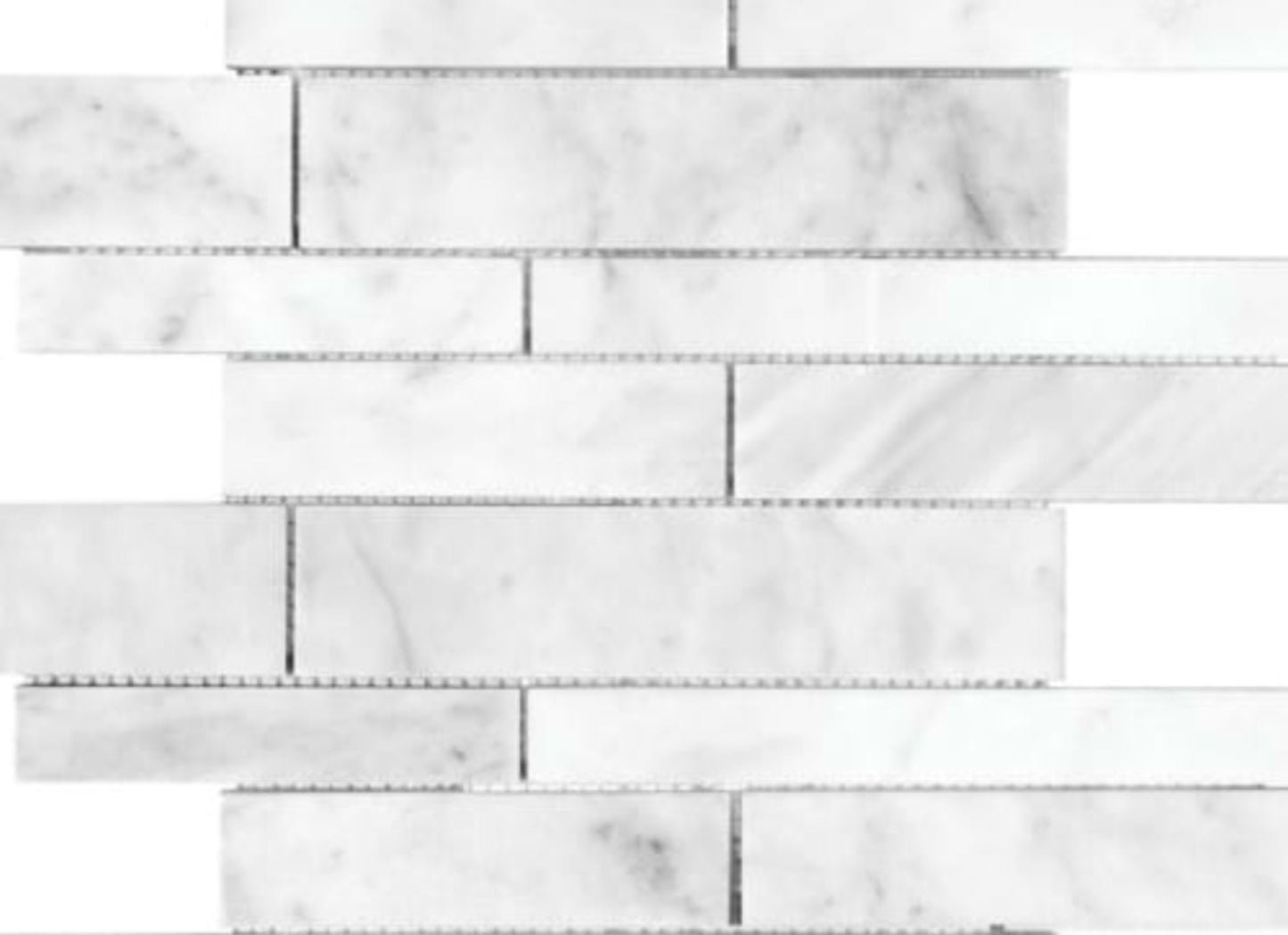 Bianco Venatino in Random Strip Honed