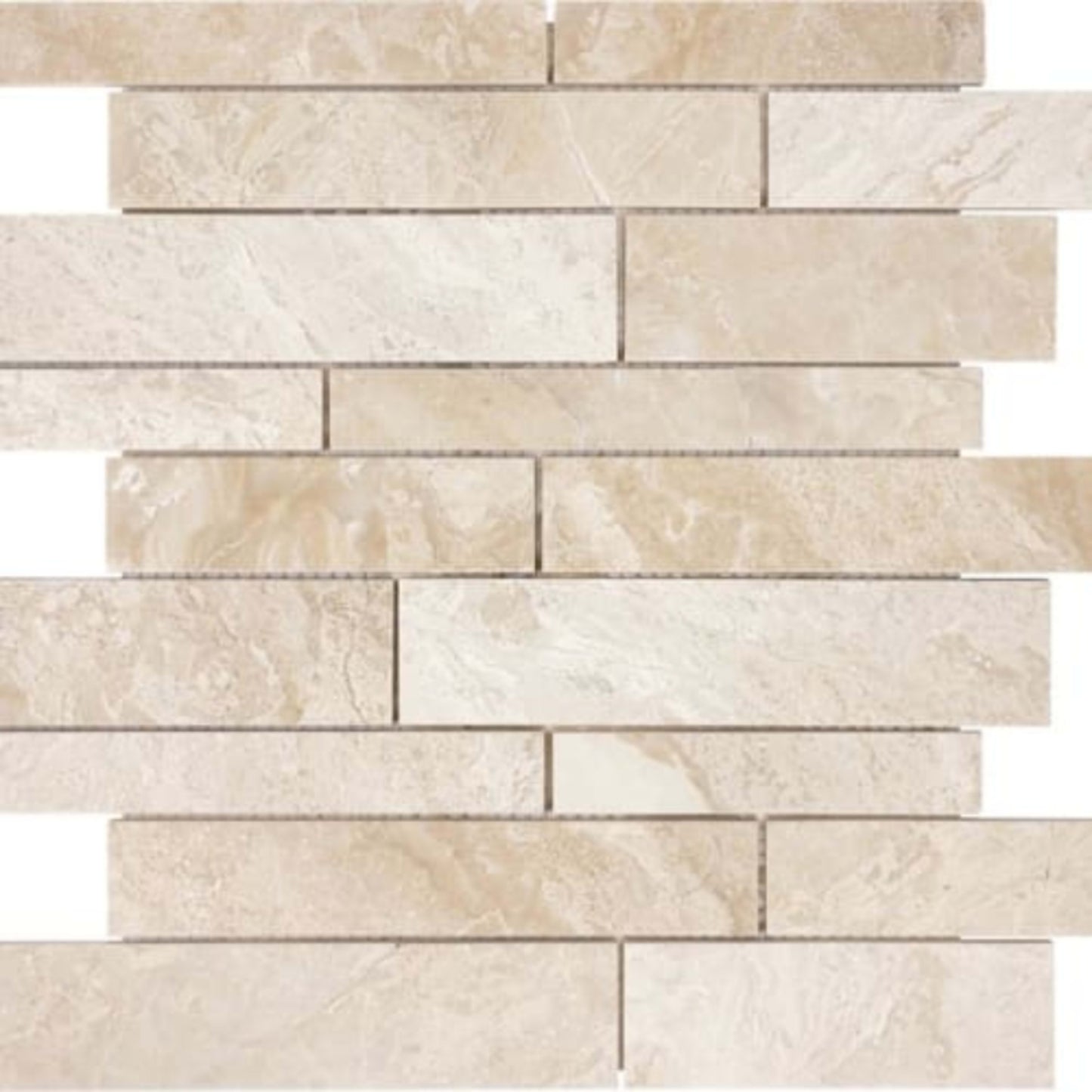 Impero Reale in Random Strip Polished Natural Stone