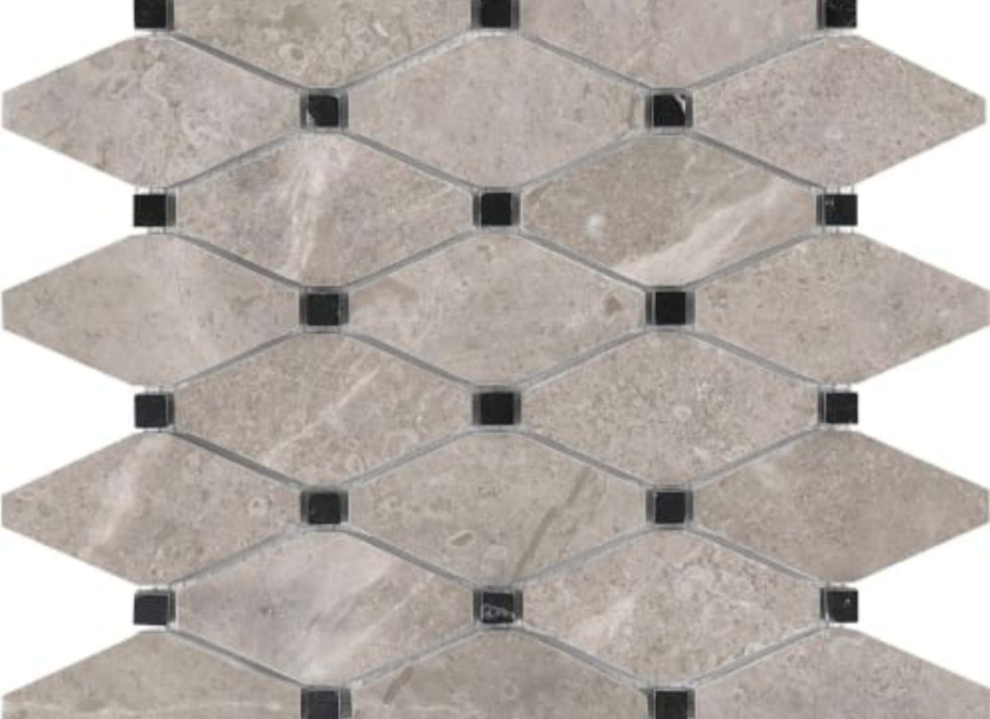 Ritz Gray in Clipped Diamond Honed