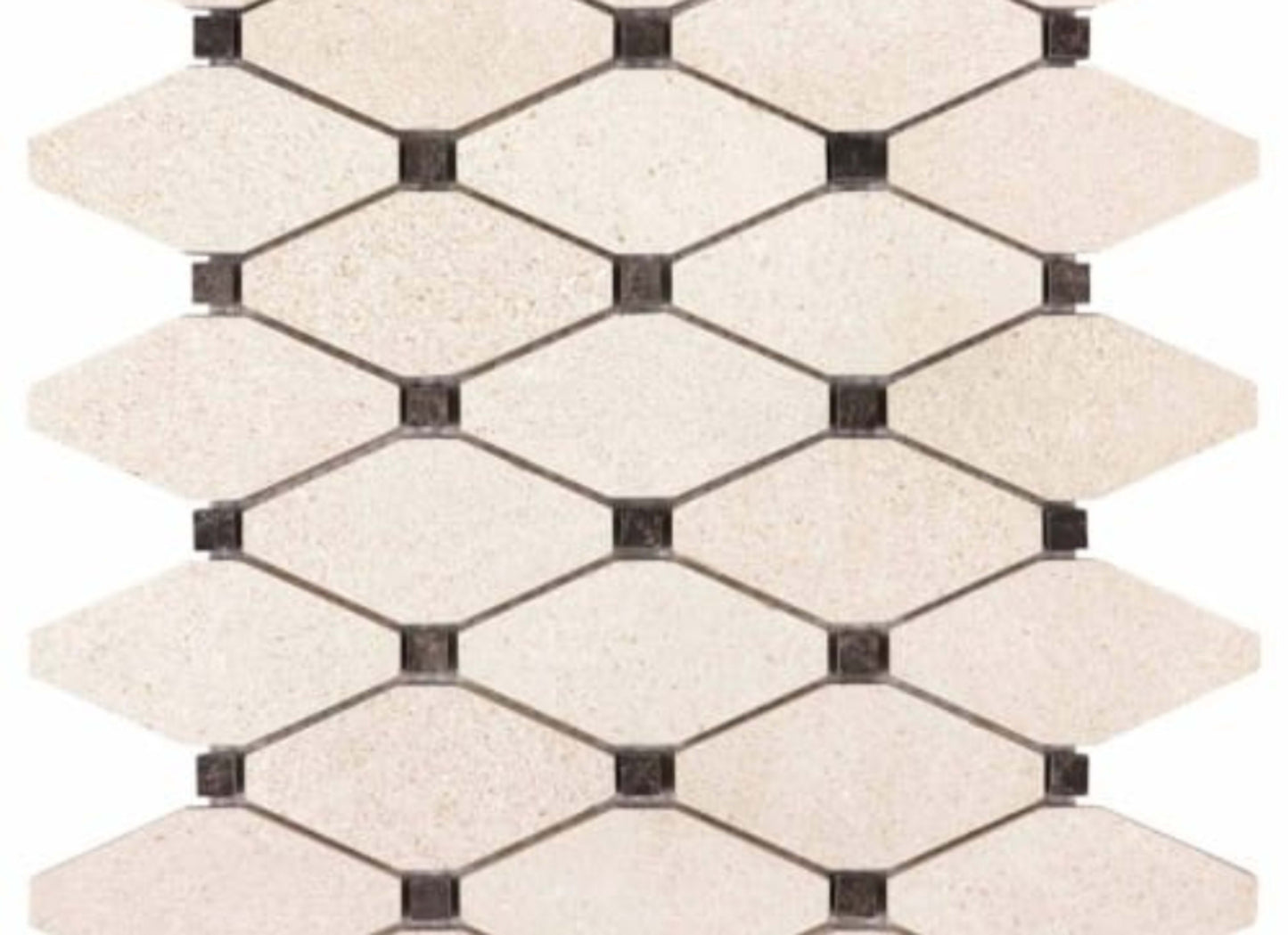 Serene Ivory in Clipped Diamond Honed