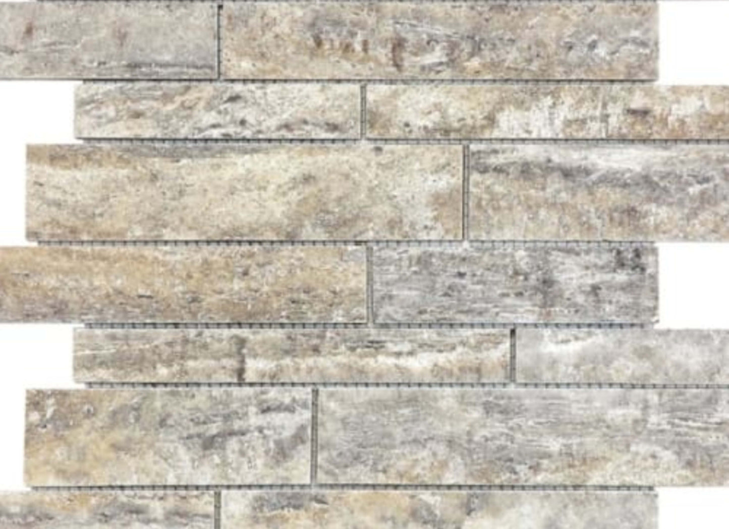Silver Ash in Random Strip Polished Veincut