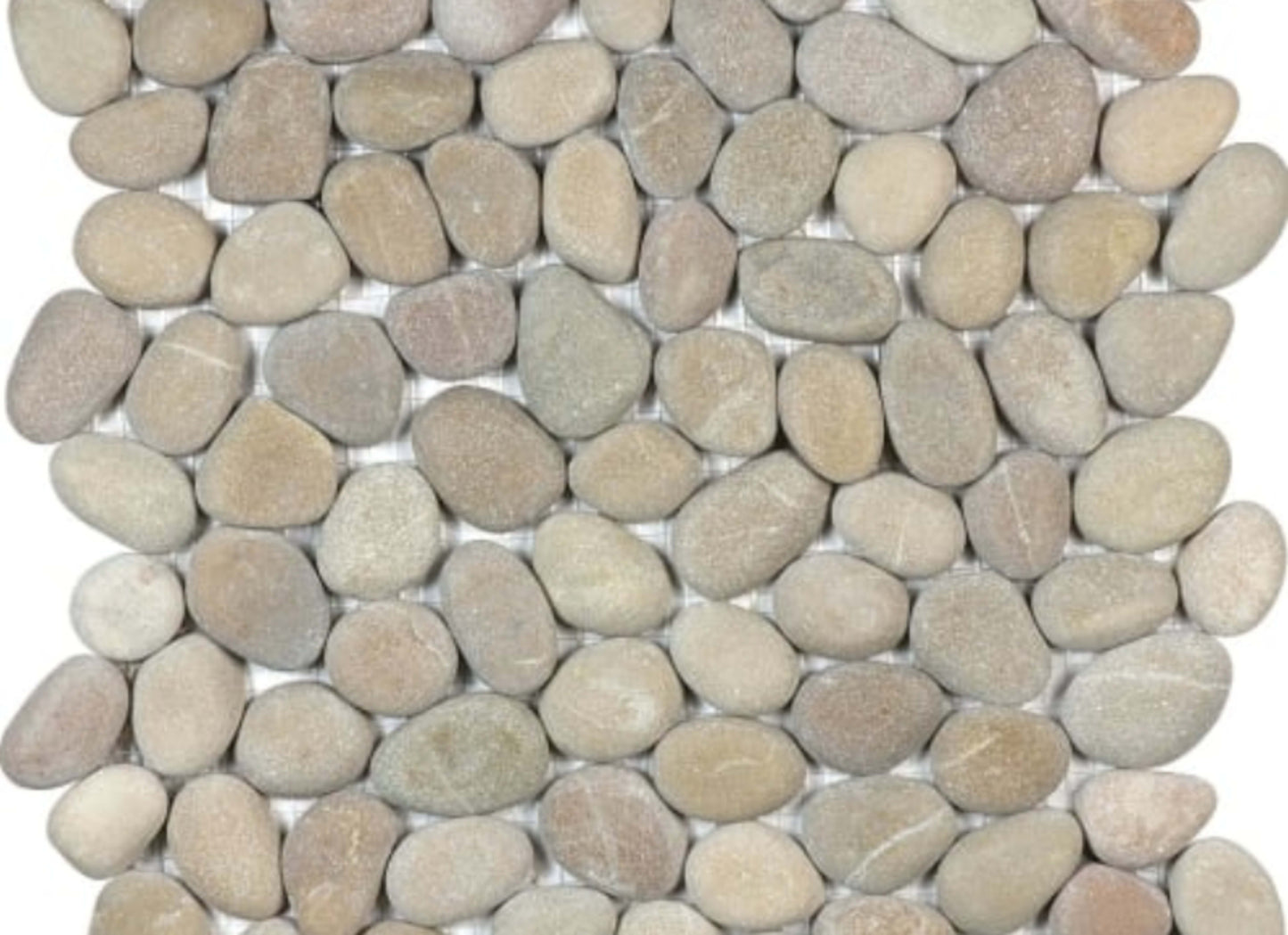 Zen in Driftwood Tan Natural Pebbles