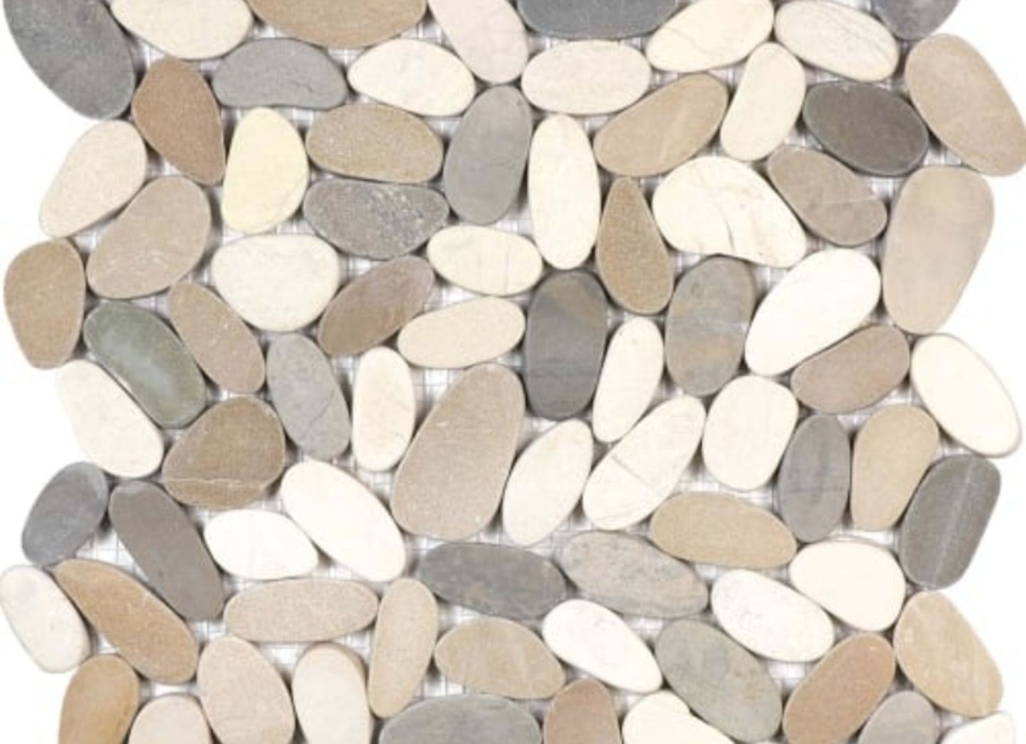 Zen in Harmony Warm Blend Flat Pebbles