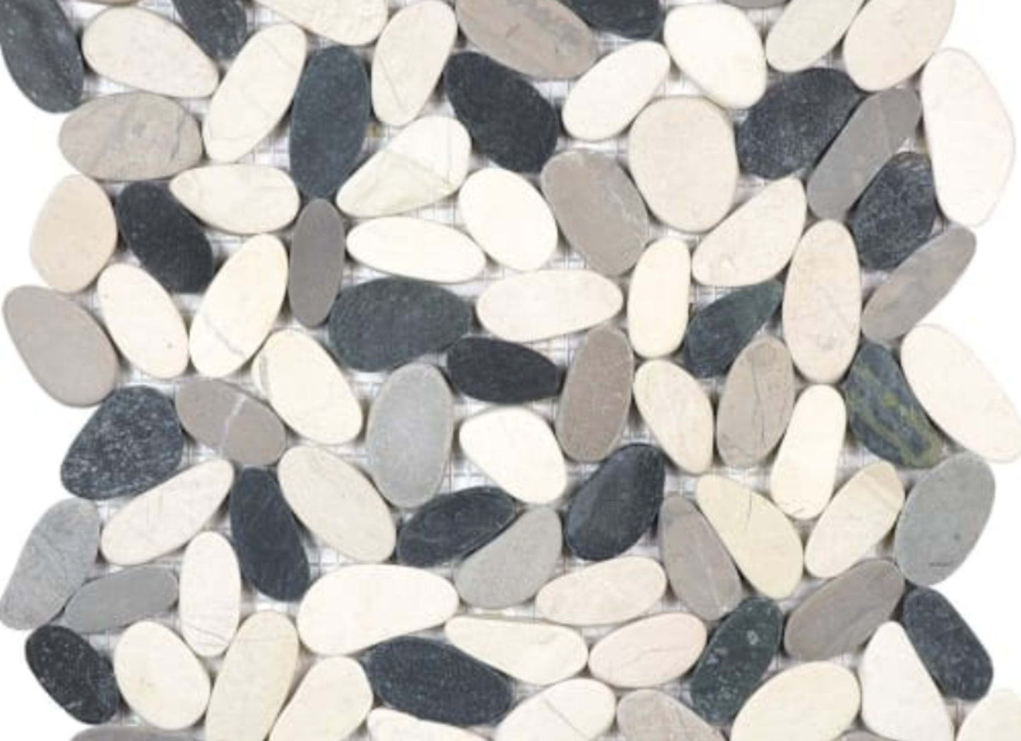 Zen in Tranquil Cool Blend Flat Pebbles