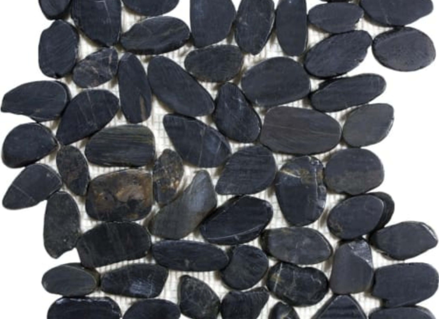 Zen in Tahitian Black Sand Flat Pebbles