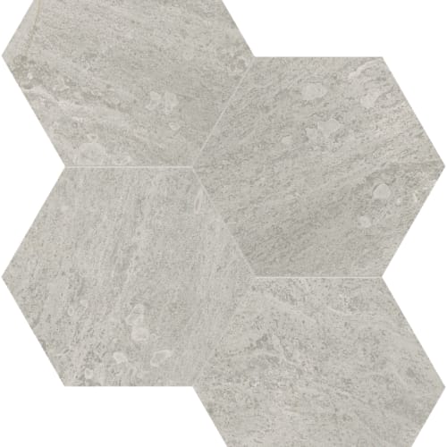 Anciano Grigio in Hexagon Mosaic 6in Honed