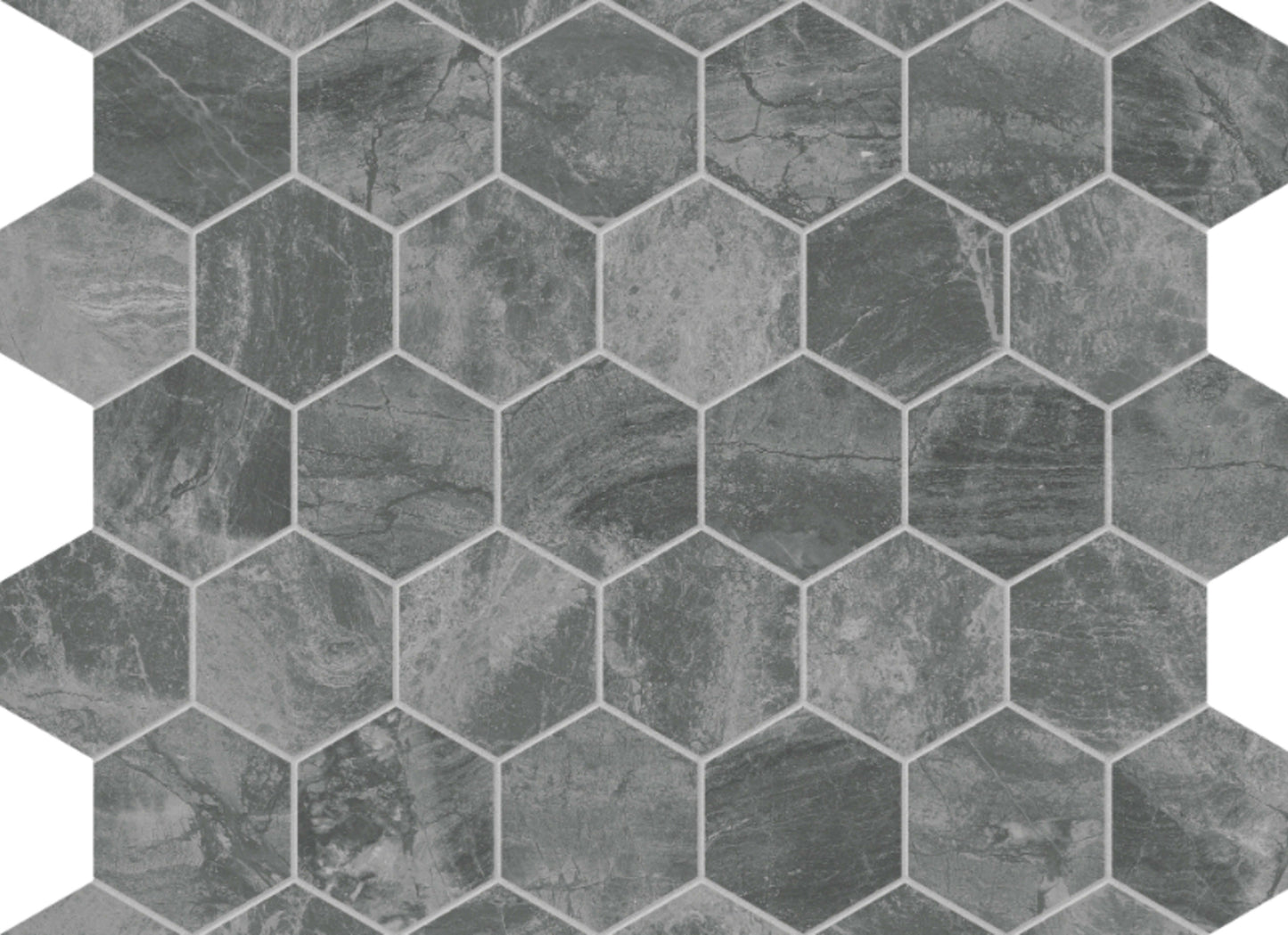 Gemma Mystique in Hexagon Mosaic Brushed
