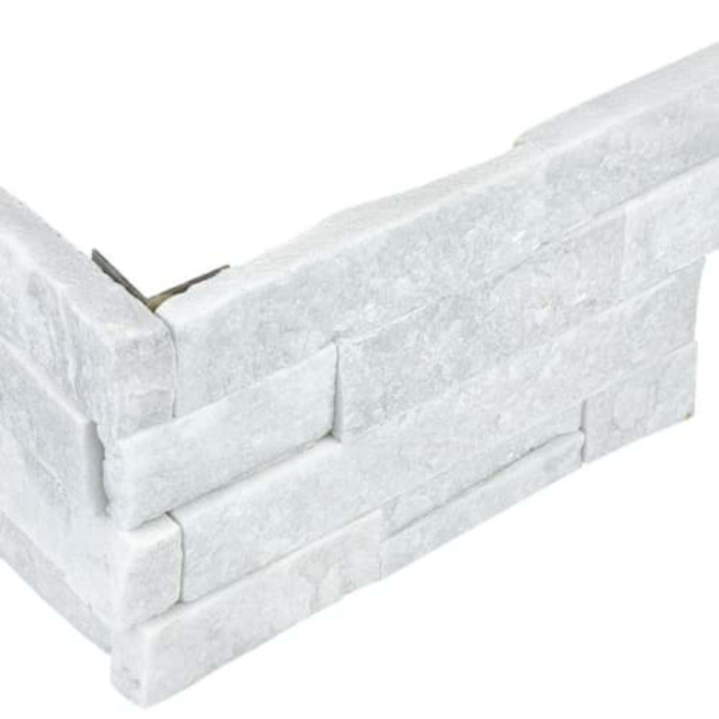 Ledger Stone in Glacier 6x18 Assembled Corner Natural Stone