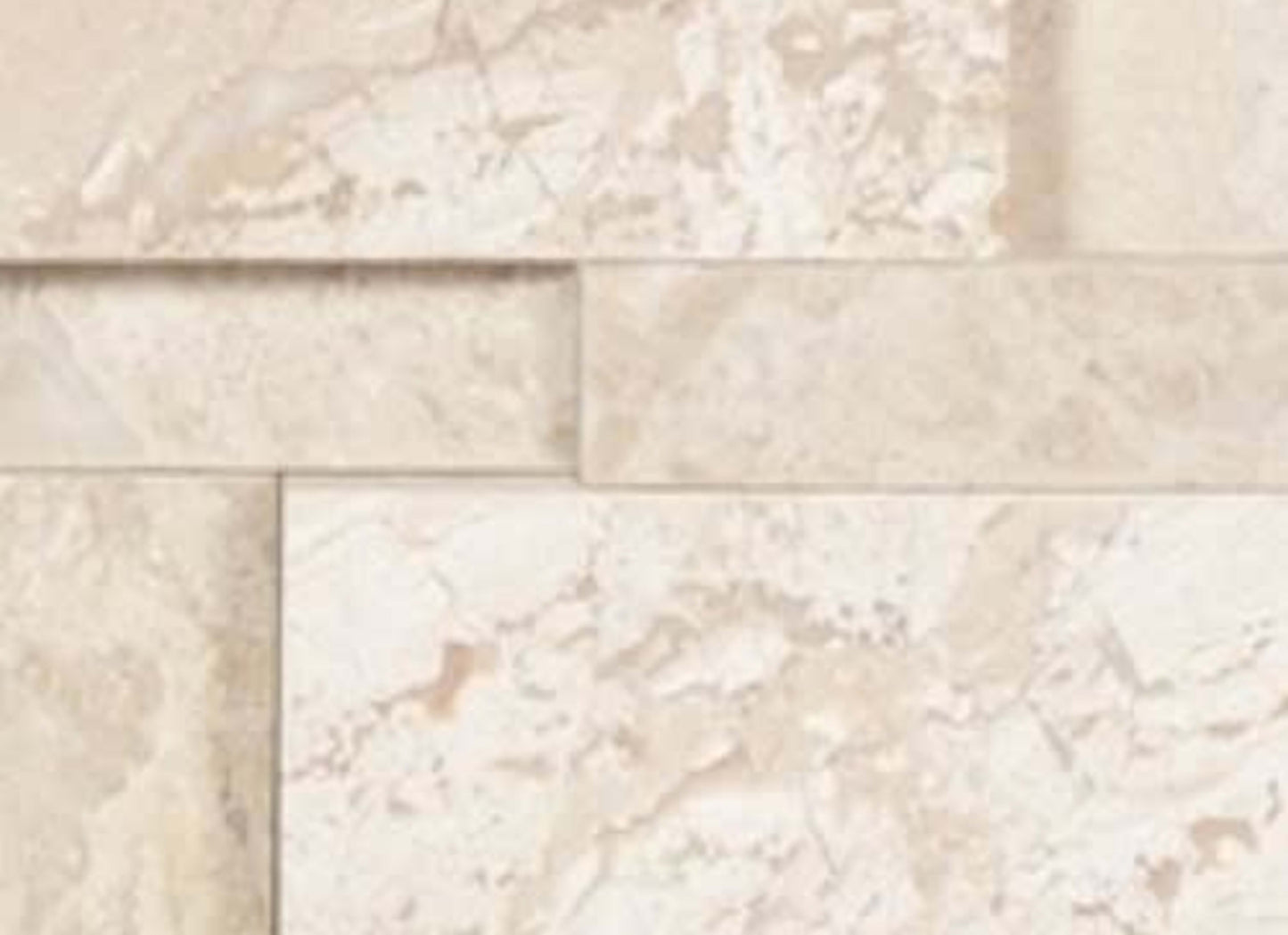 Splitface & Cubics in Impero Reale 6x24 Cubic Wall Panels Honed