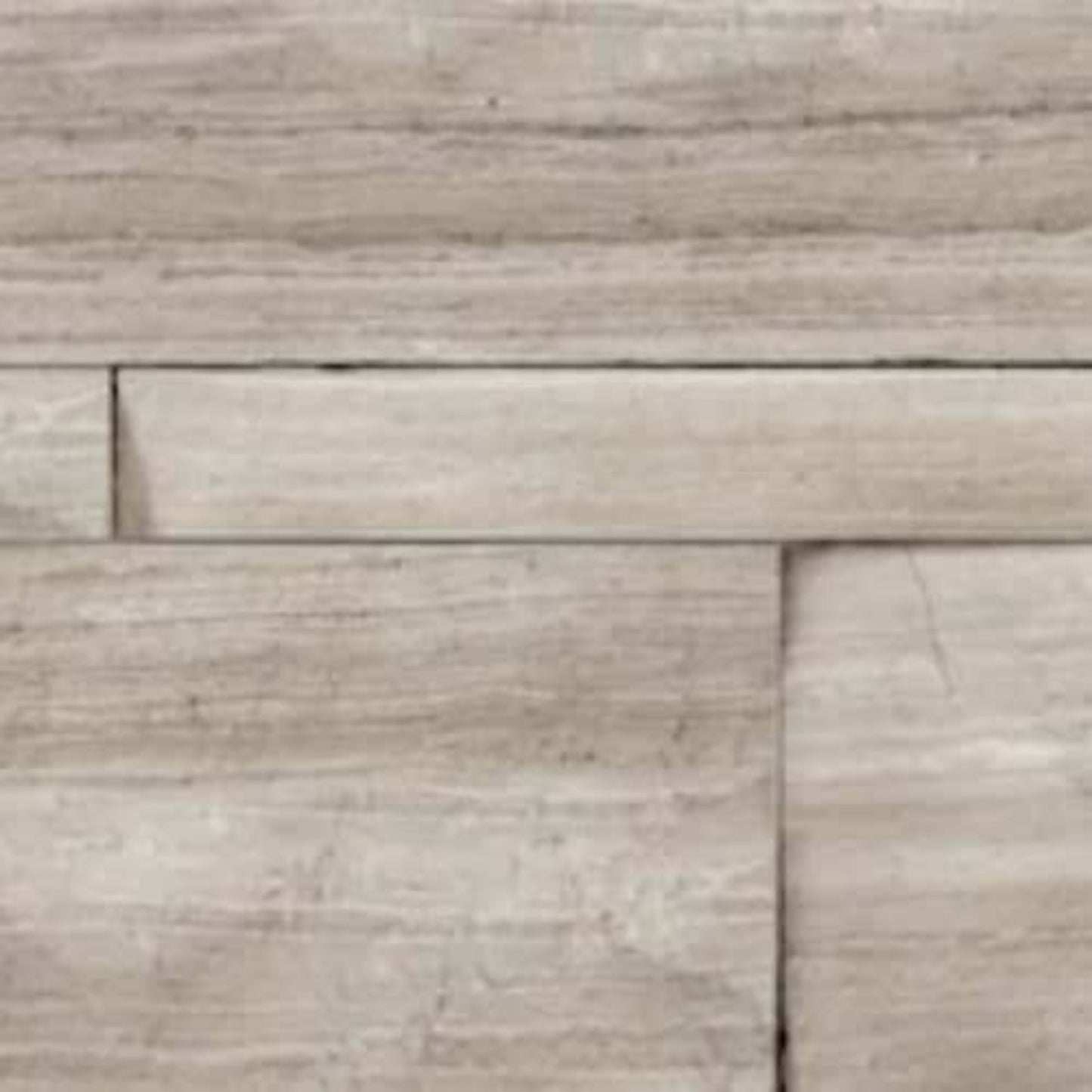 Splitface & Cubics in Strada Mist Veincut 6x24 Split Face Wall Panels Natural Stone