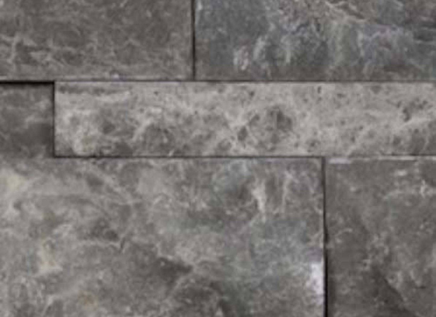 Splitface & Cubics in Stark Carbon 6x24 Split Face Wall Panels