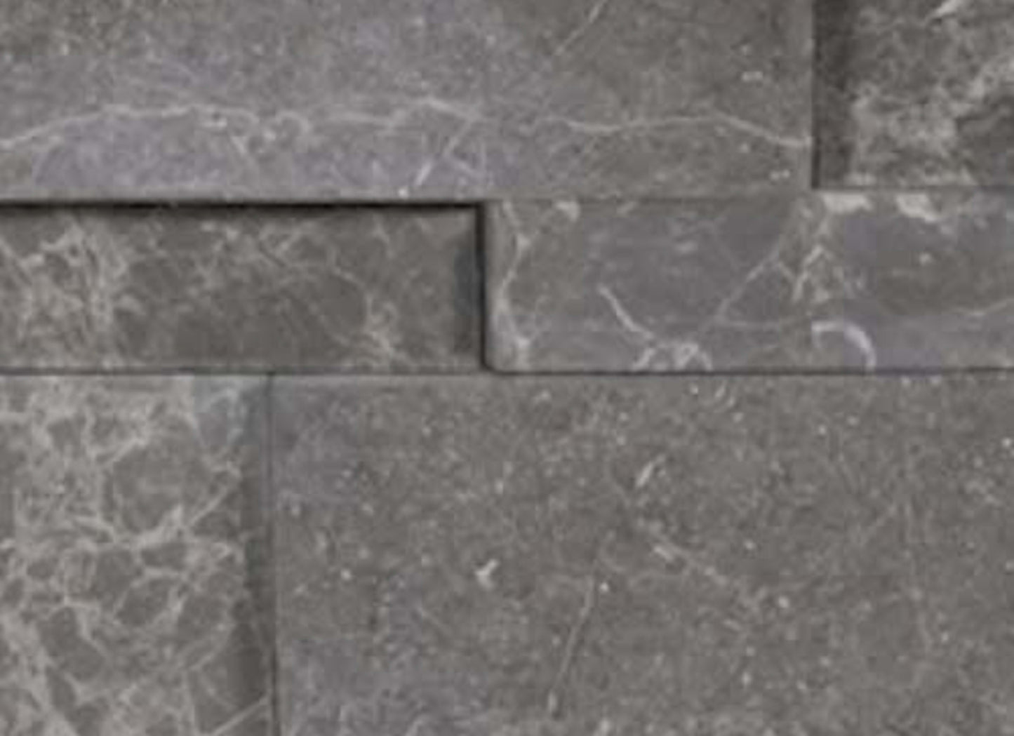 Splitface & Cubics in Stark Carbon 6x24 Cubic Wall Panels Polished