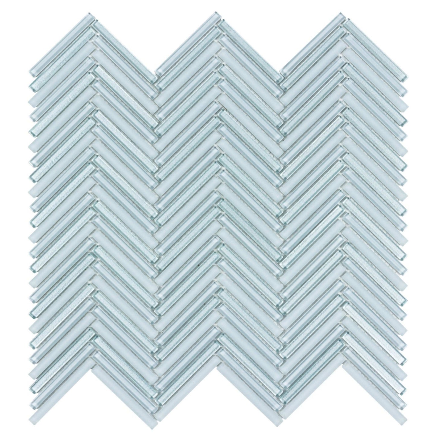 Seasons in Celestial Herringbone Glass Tile