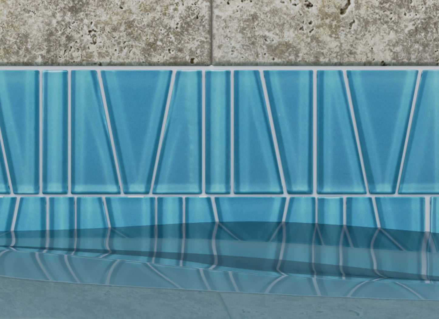 Splash in Fringe Aqua Sea