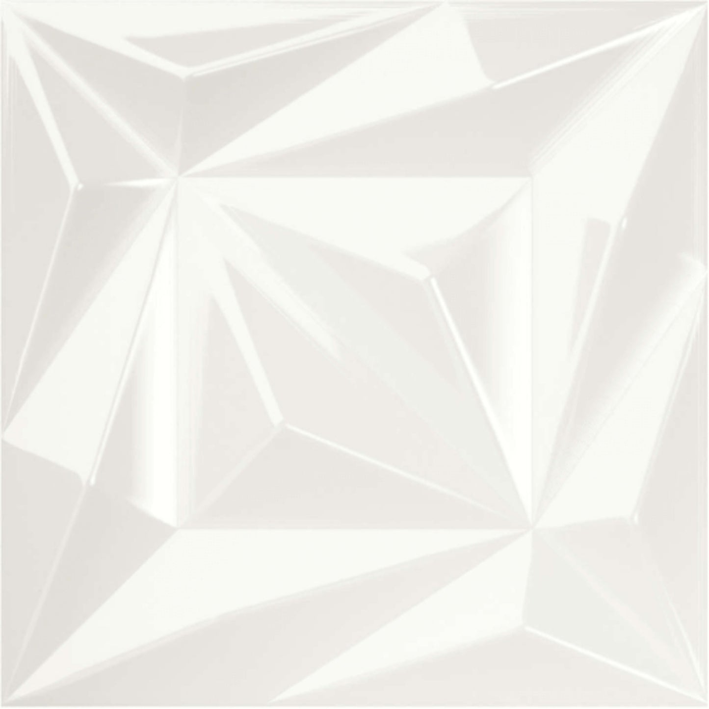 Esenzia in White - 6x6 Deco Tile