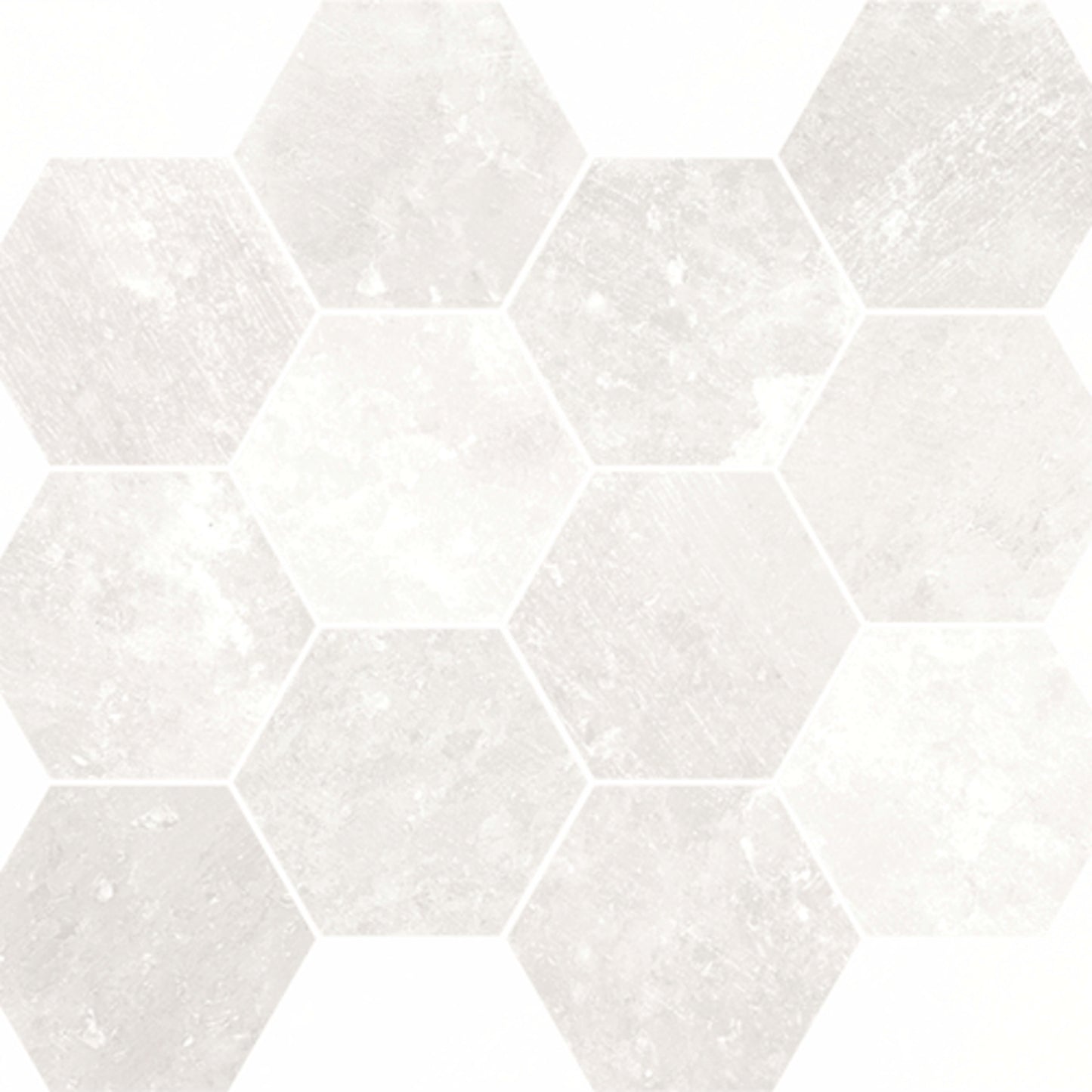 Salt Stone in Ice - Hexagon Tile
