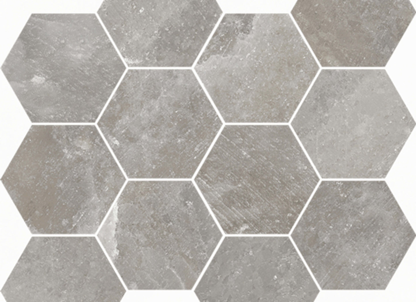 Salt Stone in Ash - Hexagon