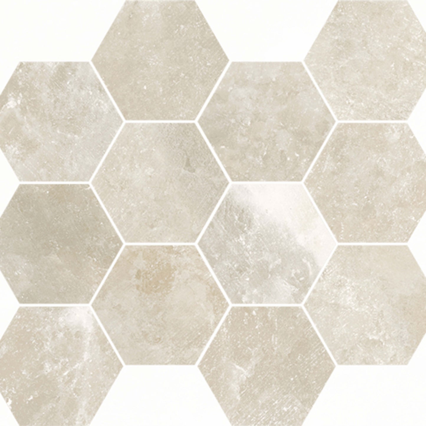 Salt Stone in Desert - Hexagon Tile