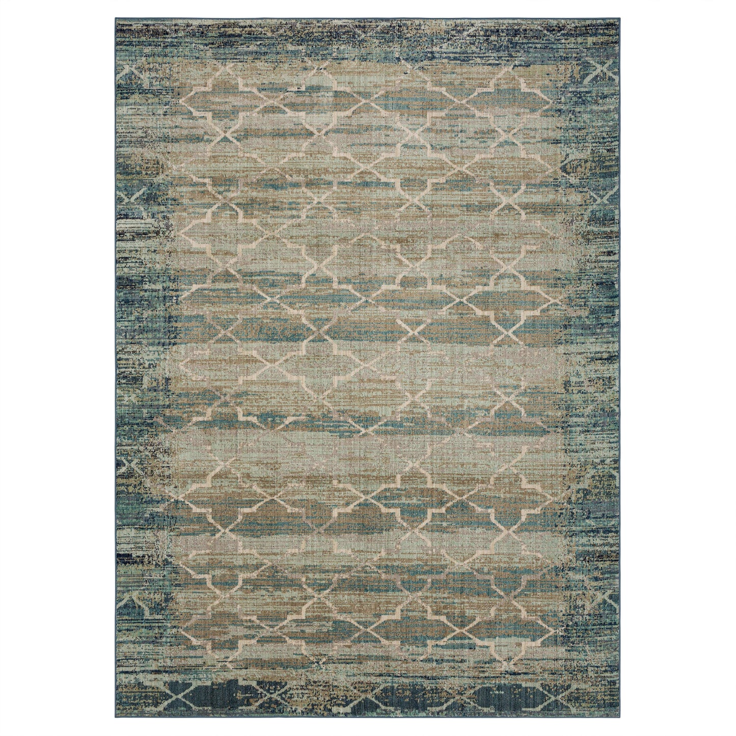 Dunes By Salt Life Beachcomber in Aqua Area Rugs