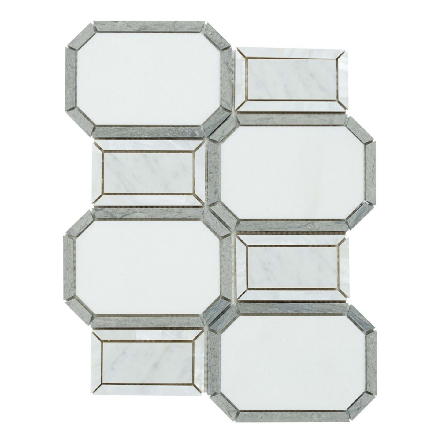 D-Lux Pearl in Avignon Pearl White Natural Stone