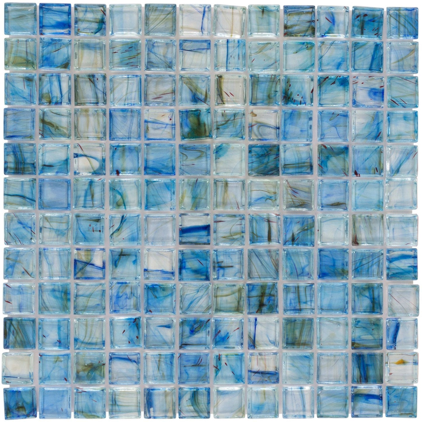 Splash in Sandy River Glass Tile
