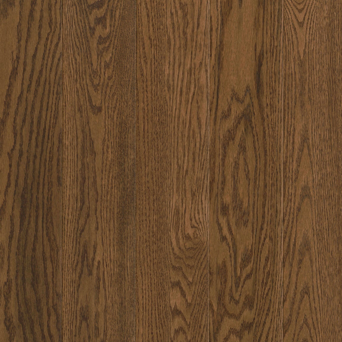 Prime Harvest Red Oak Solid in Forest Brown 5" - High Gloss Hardwood
