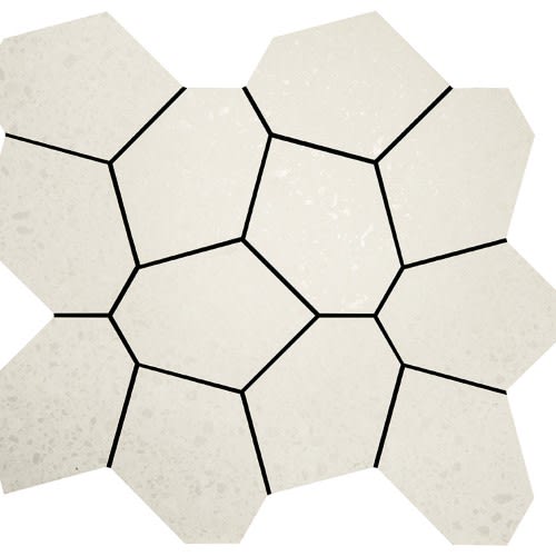 Alaska in Ice Mosaic 13"x15" Polygon