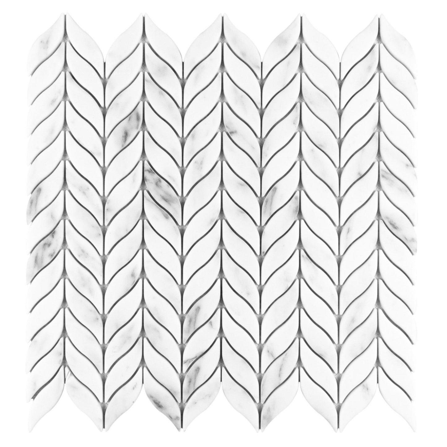 Fabrique & Nature in Carrara Willow Glass Tile