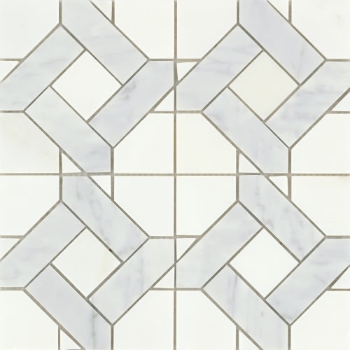Alluro in Mini Manor Silver 12" X 12"